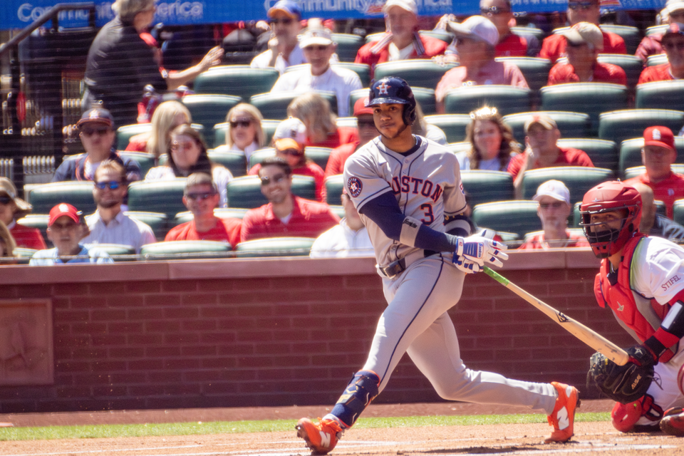 Astros shortstop Jeremy Pena is currently on the injured list for a fractured fingertip.