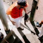 Astros pitchers in the bullpen.