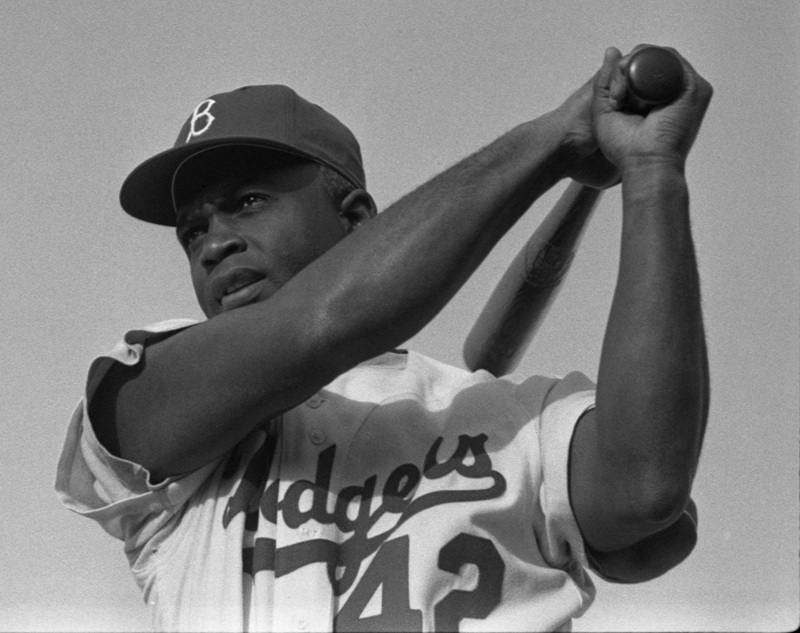Number 42, Jackie Robinson was the first Black professional baseball player.