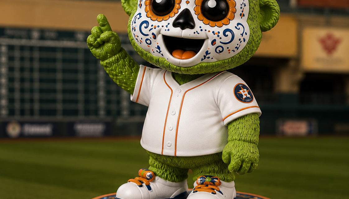 The Orbit sugar skull bobblehead is a featured giveaway in September.