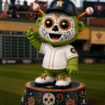 The Orbit sugar skull bobblehead is a featured giveaway in September.