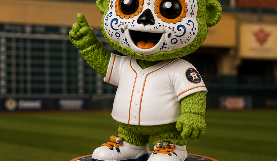 The Orbit sugar skull bobblehead is a featured giveaway in September.