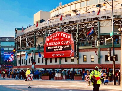 The second-oldest field in the MLB, Wrigley Field is a landmark in Chicago.