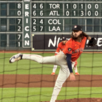 Spencer Arrighetti won AL Pitcher of the Month for May.