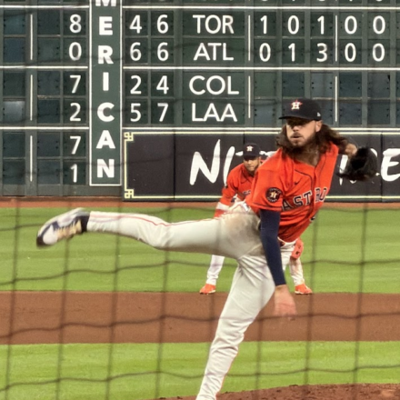 Spencer Arrighetti won AL Pitcher of the Month for May.