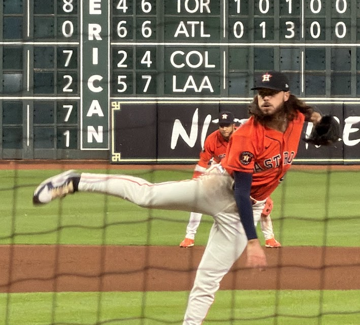 Spencer Arrighetti won AL Pitcher of the Month for May.