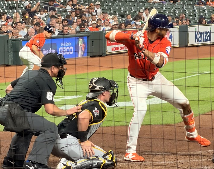Jeremy Peña got his fourth HR of the season.