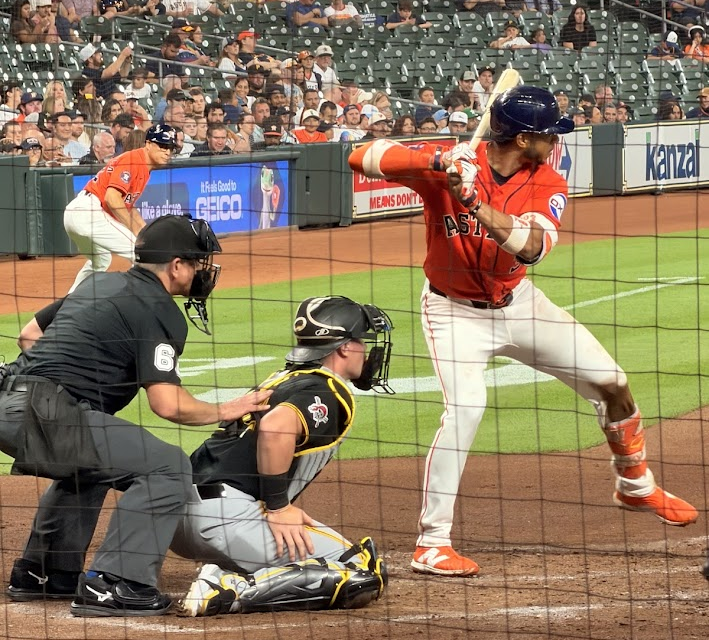 Jeremy Peña got his fourth HR of the season.