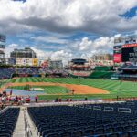 Nationals Park is home to the Washington Nationals.