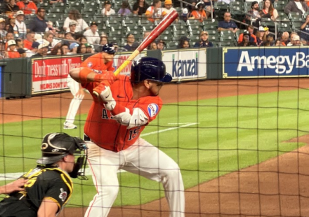 Isaac Paredes had a big night at Daikin Park.