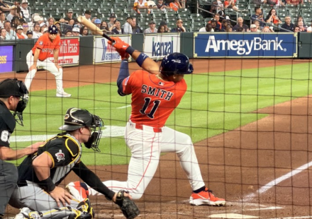 Cam Smith had a big swing in tonight's game.