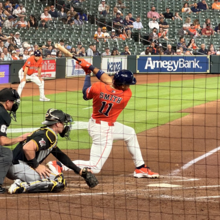 Cam Smith had a big swing in tonight's game.