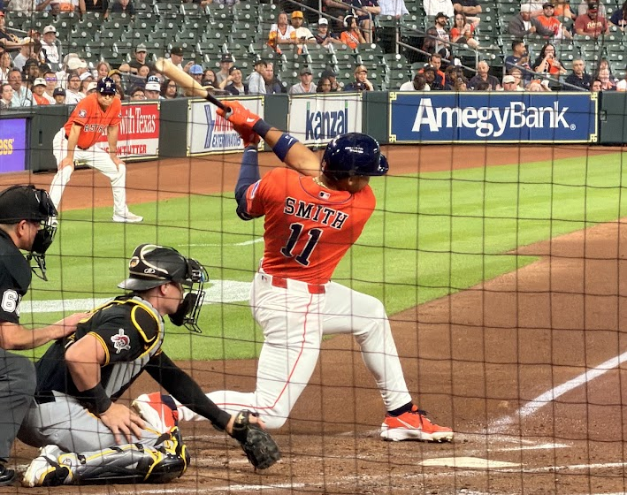 Cam Smith had a big swing in tonight's game.