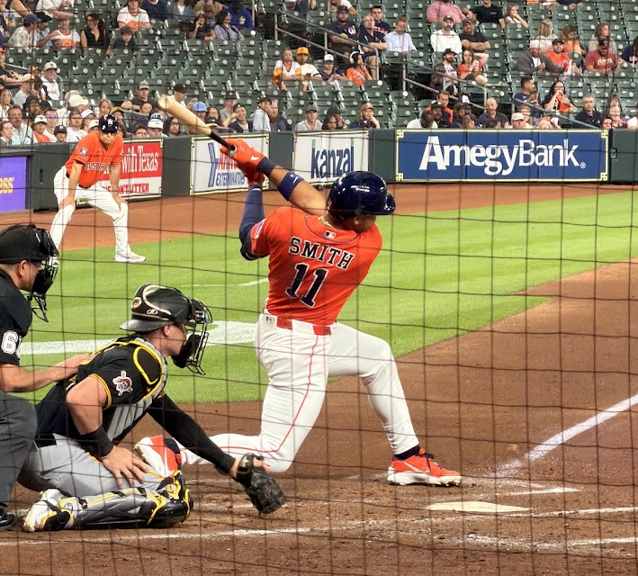 Cam Smith had a big swing in tonight's game.
