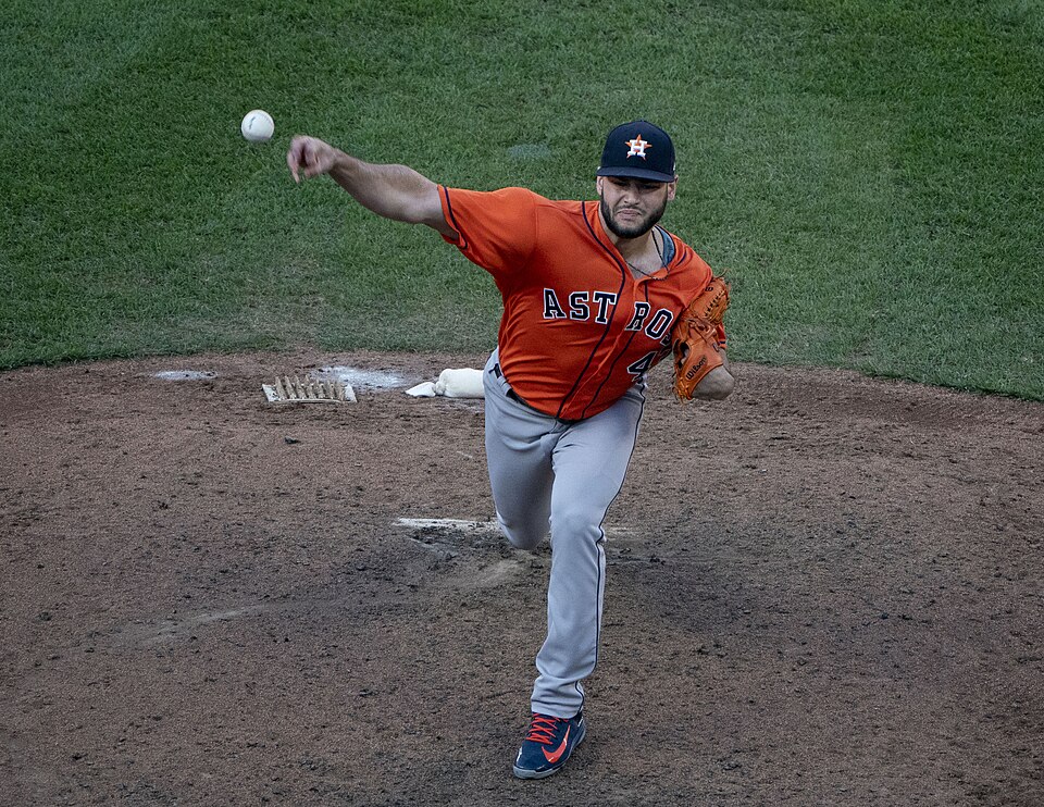 Lance McCullers Jr. pitches for the Astros against the Orioles on Sept. 30, 2018.