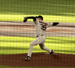 Astros pitcher Hayden Wesneski delivers a pitch at Daikin Park.