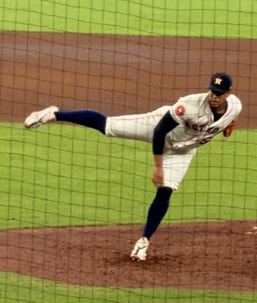 Bryan Abreu got his 500th career strikeout during Wednesday's game.