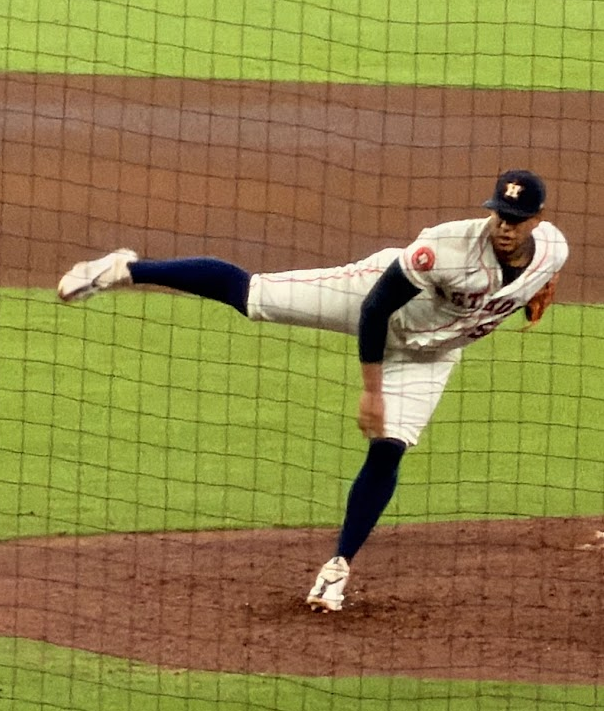 Bryan Abreu got his 500th career strikeout during Wednesday's game.