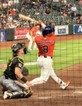 Christian Walker at bat at Daikin Park.