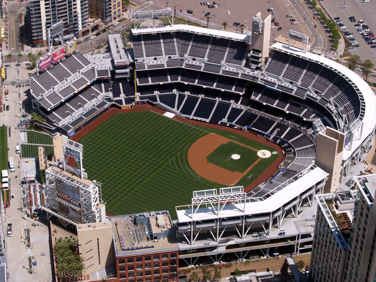 Petco Park in San Diego, CA, is home to the Padres.