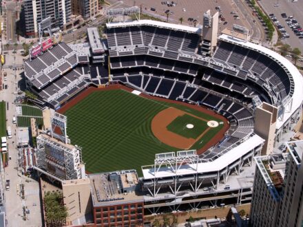 Petco Park in San Diego, CA, is home to the Padres.
